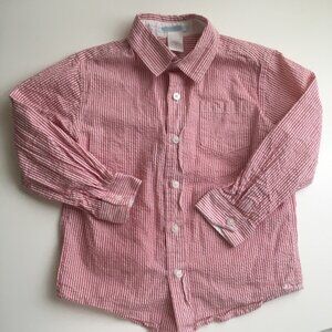 Janie and Jack Seersucker Shirt